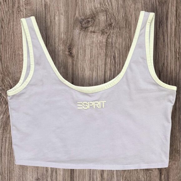 Esprit by PacSun Light Purple Lavender Crop Tank Top Size L Exclusive Design - Picture 1 of 6